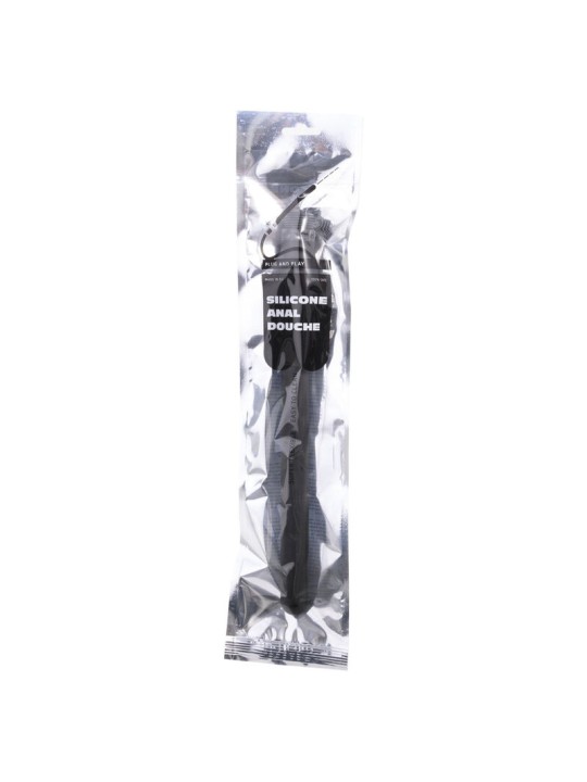 ALL BLACK - DUCHE ANAL DOBRVEL SILICONE 27 CM