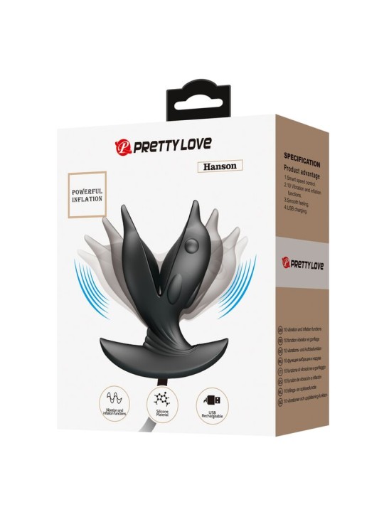 PRETTY LOVE - PLUG ANAL DELFIN GONFLABLE & RECHARGEABLE