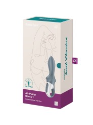 SATISFYER - LUCHTPOMP BOOTY 1 ANAAL OPBLAASBARE VIBRATOR GRIJS