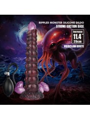 POWER MONSTERS - VOIDCLAW BRUTE BICOLOR DILDO DE SILICONE INFLÁVEL FAN