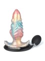 POWER MONSTERS - EBON LEVIATHAN TRICOLOR INFLATABLE FANTASY ANAL PLUG 