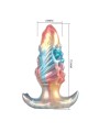 POWER MONSTERS - PLUG ANAL GONFLABLE TRICOLOR EBON LEVIATHAN 18 CM