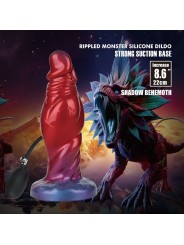 POWER MONSTERS - SHADOW BEHEMOTH DILDO HINCHABLE FANTASÍA BICOLOR 22 C