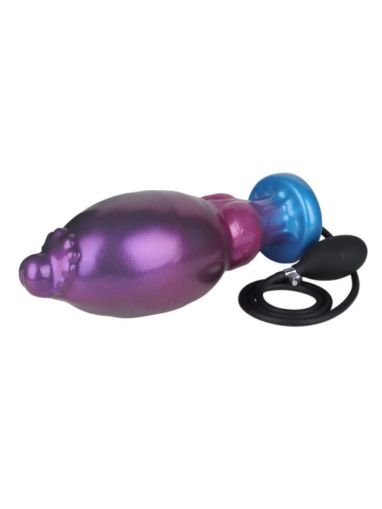 POWER MONSTERS - RIFT TITAN BICOLOR INFLATABLE FANTASY SILICONE DILDO 