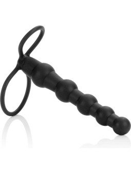 CALEXOTICS - BEADED DUAL PENETRATOR BLACK