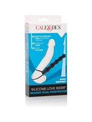 CALEXOTICS - BEADED DUAL PENETRATOR BLACK