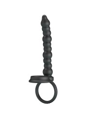 PRETTY LOVE - DILLION ANILLO PENE PARA DOBLE PENETRACIÓN NEGRO
