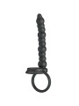 PRETTY LOVE - DILLION DOPPELTE PENETRATION COCK RING SCHWARZ