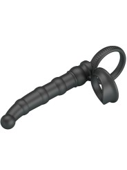 PRETTY LOVE - ANEL VIBRATÓRIO PARA PÊNIS TATUM COM PLUG 10 VIBRAÇÕES P