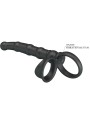 PRETTY LOVE - ANEL VIBRATÓRIO PARA PÊNIS TATUM COM PLUG 10 VIBRAÇÕES P