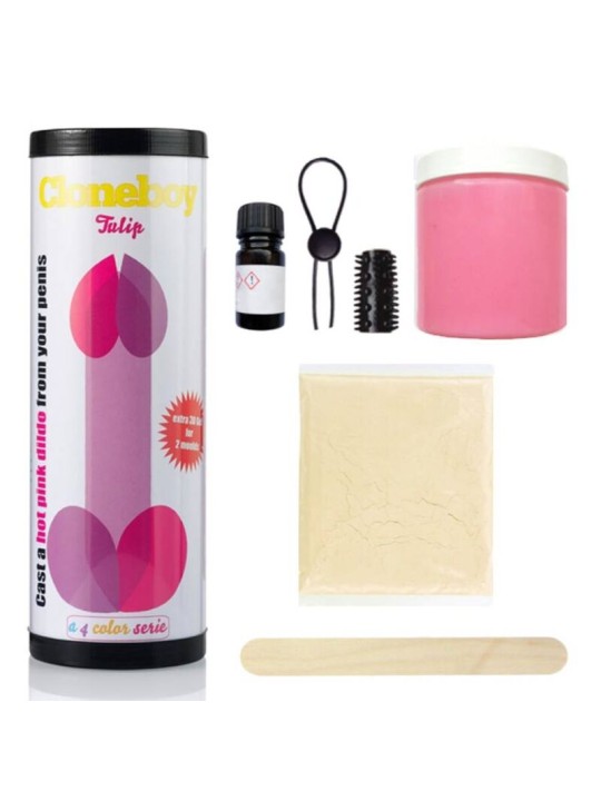 CLONEBOY - DILDO TULIP ROSA INTENSO