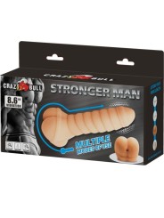 CRAZY BULL - MULTIFUNCTIONELE PENIS 21,8 CM