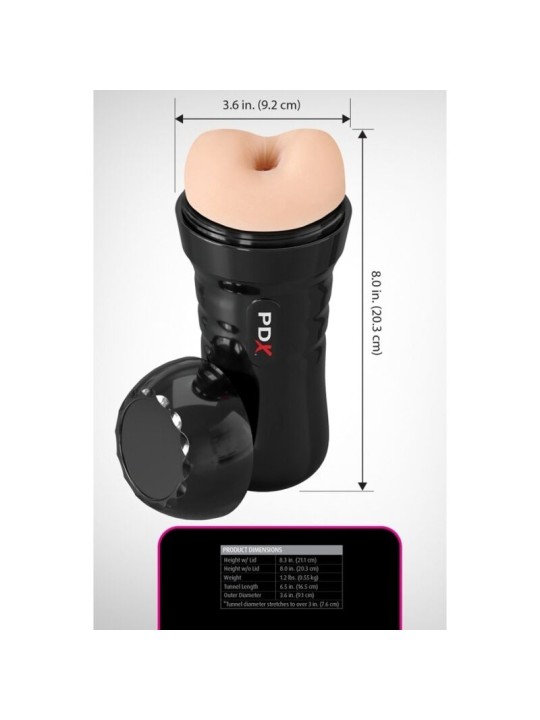 PDX EXTREME - WET BUSSIES SUPER BANGIN' BUTTHOLE ANAL STROKER 20.8 CM
