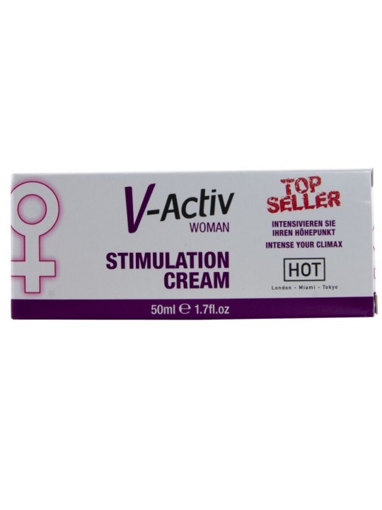 HOT - V-ACTIV CREMA STIMOLANTE DONNA 50 ML