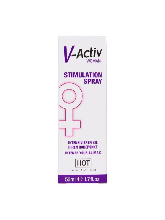 HOT - SPRAY ESTIMULANTE V-ACTIV PARA MULHERES 50 ML