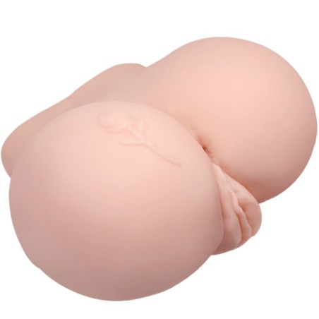 CRAZY BULL - REALISTISCHE GETATOEËERDE VAGINA EN ANUS MET VIBRATIE