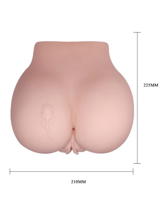 CRAZY BULL - VAGINA UND ANUS MIT REALISTISCHEM TATTOO MIT VIBRATION
