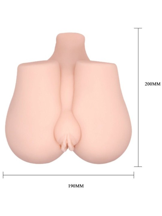 CRAZY BULL - REALISTISCHE VAGINA UND ANUS MIT VIBRATIONSPOSITION 3