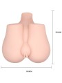 CRAZY BULL - REALISTISCHE VAGINA UND ANUS MIT VIBRATIONSPOSITION 3