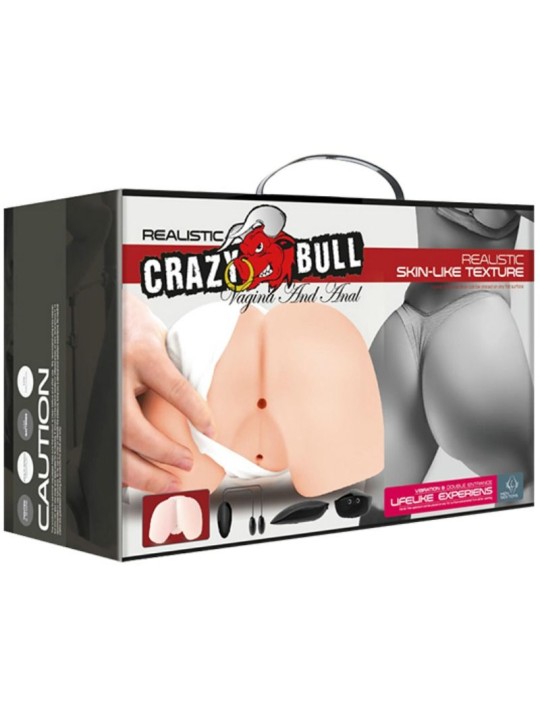 CRAZY BULL - VAGIN ET ANUS RÉALISTES AVEC POSITION DE VIBRATION 4
