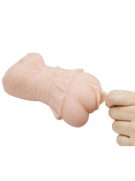 CRAZY BULL - WATER SKIN VAGINA MASTURBATOR MET VIBRERENDE KOGELS