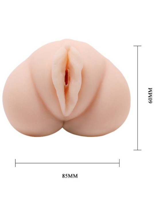 CRAZY BULL - WATER SKIN VAGINA MASTURBATOR MET VIBRERENDE KOGELS