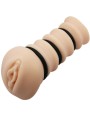 CRAZY BULL - MASTURBADOR CON ANILLOS MODELO VAGINA 2
