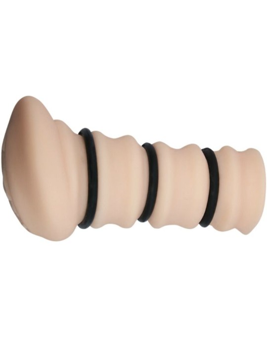 CRAZY BULL - MASTURBADOR CON ANILLOS MODELO VAGINA 2