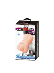 CRAZY BULL - MASTURBADOR DE PELE DE GUA VAGINA MODELO 2
