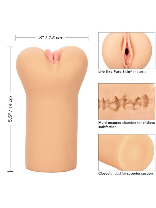 CALEXOTICS - BOUNDLESS VULVA MASTURBATOR LICHTE TOON