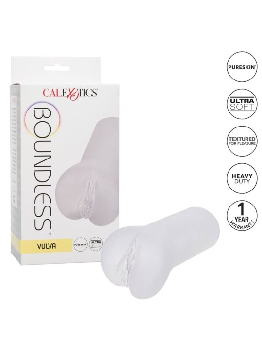 CALEXOTICS - BOUNDLESS VULVA MASTURBADOR TRANSPARENTE