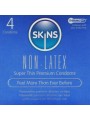 SKINS - PRESERVATIVI SENZA LATTICE, CONFEZIONE DA 4