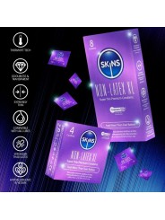 SKINS - LATEXFREIE KONDOME XL, 4ER-PACKUNG