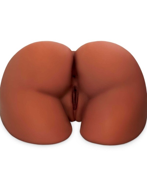 PDX PLUS - PERFECT ASS XL DOUBLE ENTRY BROWN MASTURBATOR