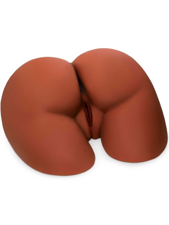 PDX PLUS - PERFECT ASS XL DOUBLE ENTRY BROWN MASTURBATOR