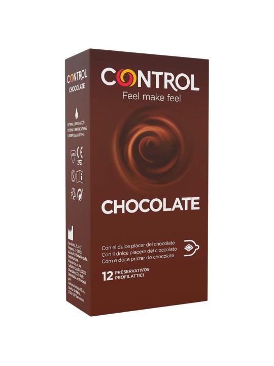 CONTROL - CHOCOLADE CONDOOMS 12 STUKS
