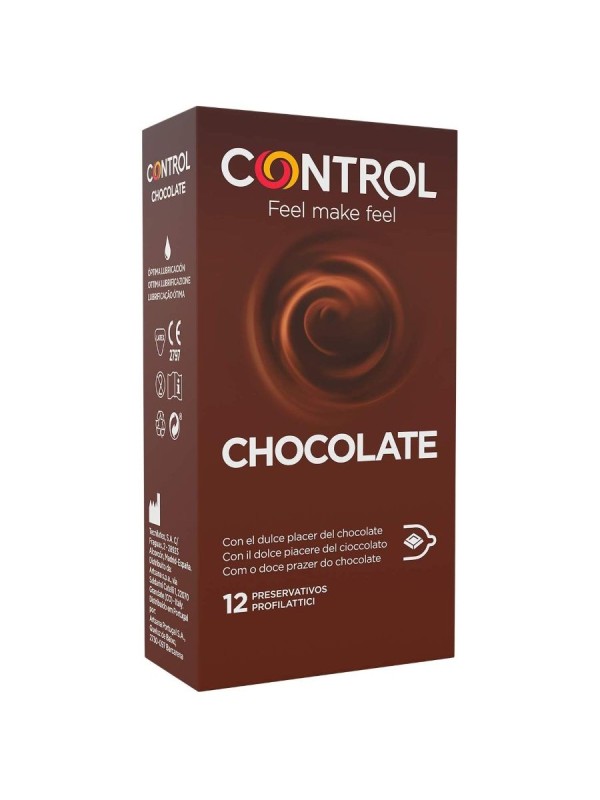 CONTROL - CHOCOLADE CONDOOMS 12 STUKS
