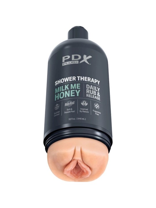 PDX PLUS - MASTURBADOR STROKER DISEÑO DISCRETO DE BOTE CHAMPU MILK ME 