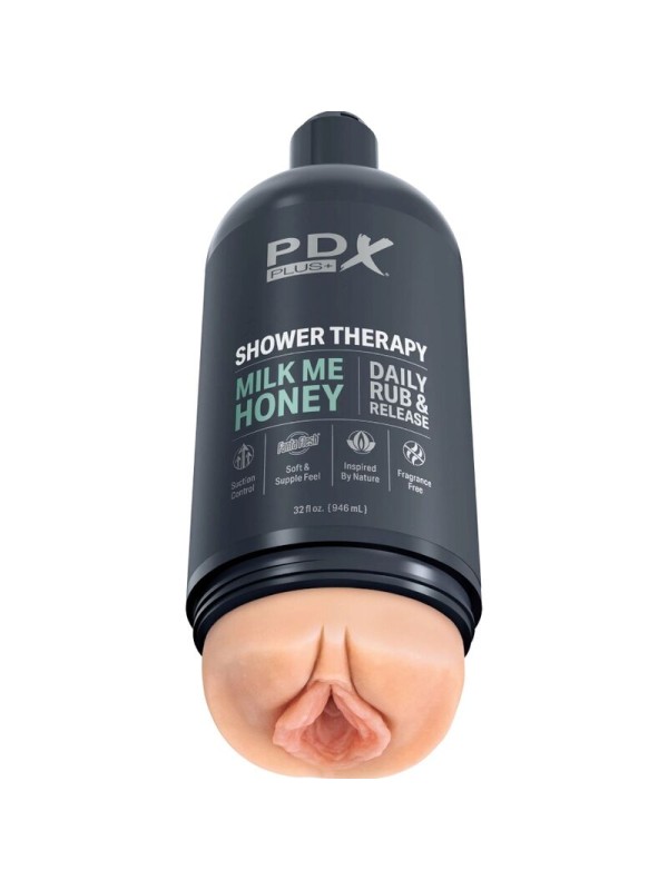 PDX PLUS - MASTURBADOR STROKER DISEÑO DISCRETO DE BOTE CHAMPU MILK ME 