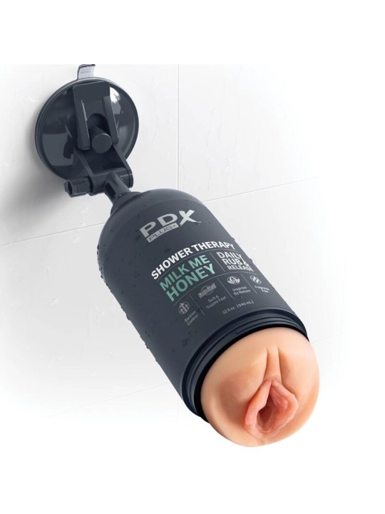 PDX PLUS - STROKER MASTURBATOR DISCREET DESIGN OF MILK ME HONEY SHAMPO