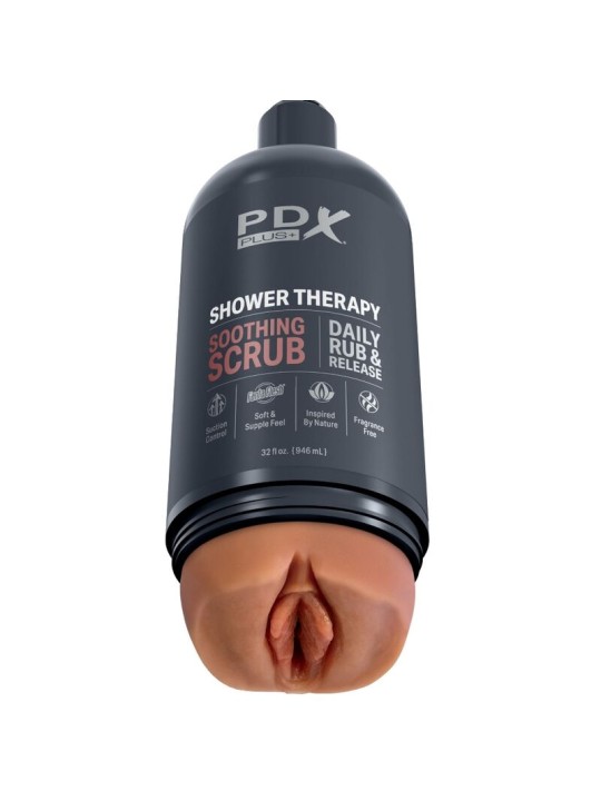 PDX PLUS - STROKER MASTURBATOR DISCREET BOTTLE DESIGN SOOTHING SCRUB C