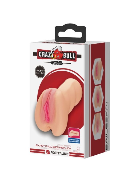 CRAZY BULL - CAROLINE VAGINA-SHAPED MASTUBADOR