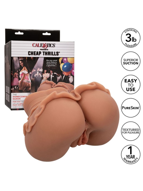 CALEXOTICS - A RAINHA DO BAILE MASTURBADOR DUPLO REALÍSTICO CARAMELO