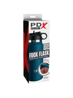 PDX PLUS - FUCK FLASK VAGINE DISCRET STROKER MARROM MODELO 1