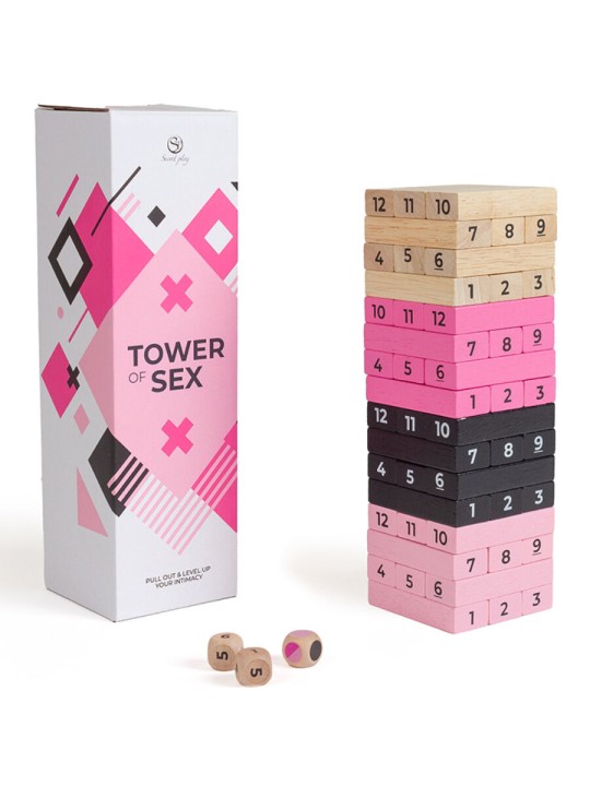 SECRETPLAY - GIOCO IN LEGNO TORRE DEL SESSO