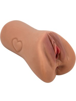 CRAZY BULL - DESIGN DE VAGINA E ÂNUS ESCARLATE COM CARNE DE CORAÇÃO