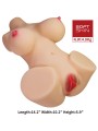 CRAZY BULL - EMMA TORSO FEMENINO REALISTA VAGINA Y ANAL 4.8 KG