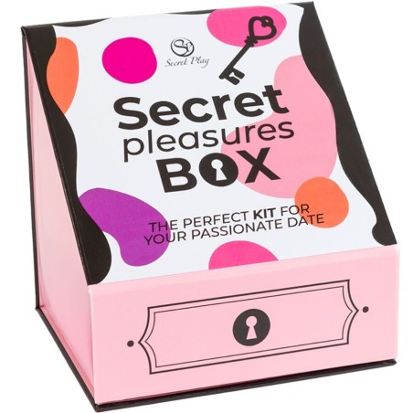SECRET PLAY - PLEASURES BOX VOOR STELLEN: DOBBELSTENEN + VIBRERENDE KO