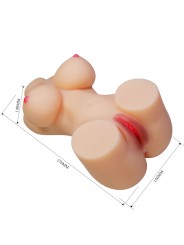 CRAZY BULL - HETTY REALISTISCHER WEIBLICHER TORSO VAGINA UND ANAL 1,9 