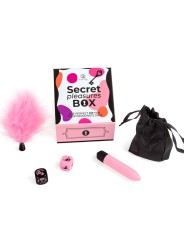 SECRET PLAY - PLEASURES BOX FOR COUPLES: DICE + VIBRATING BULLET + FEA